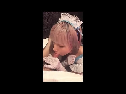 ❤️ Japanese Idol [mayuka], French maid costume, part 1, blowjob and jerk off with lotion ☑ super porn sa amin ❤